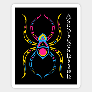 Asabikeshiinh (spider) Pansexual Pride Magnet